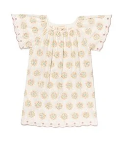 The Coast Brand Lahaina Dress - Light Pink/Light Blue/Light Yellow WHAT'S HOT