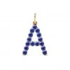 Briony Raymond Confetti Lapis Letter Pendant
