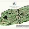 Vintage Golf Course Maps Laurel Valley Father's Day