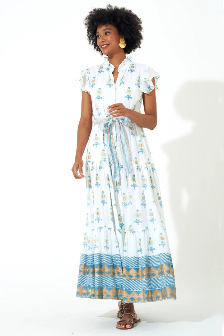 OLIPHANT Ruffle Collar Button Maxi 6 OLIPHANT Ruffle Collar Button Maxi