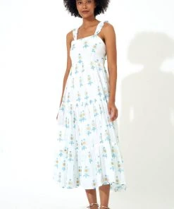 OLIPHANT Ruffle Cross Back Midi 7 OLIPHANT Ruffle Cross Back Midi