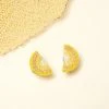 Mignonne Gavigan Lemon Stud Earrings Yellow