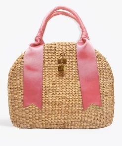 MME.Mink Mme. Mink THE PICNIQUE No.3 OVERNITER TOTE - CORNFLOWER