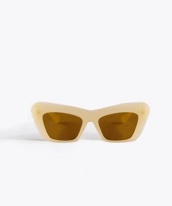MME.Mink Mme. Mink MME. BRIGETTE SUNGLASSES - NUDE
