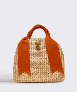 MME.Mink ]MME. PETITE PICNIQUE TOTE - CLEMENTINE Mme. Mink