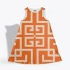 MME.Mink BUCKHEAD SCARF DRESS CLEMENTINE