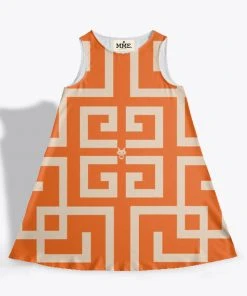 MME.Mink BUCKHEAD SCARF DRESS CLEMENTINE