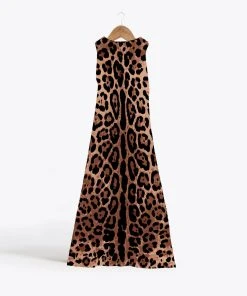 MME.Mink MME. 'LEOPARD' Garden Dress Mme. Mink