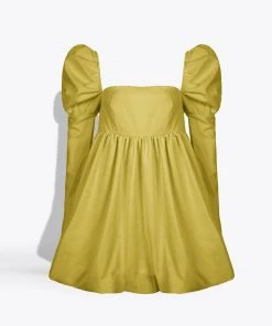 MME.Mink MME. LadyJane Dress - PEAR
