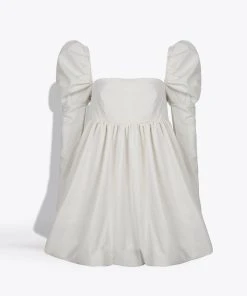 MME.Mink Mme. Mink MME. LadyJane Dress - BLANC