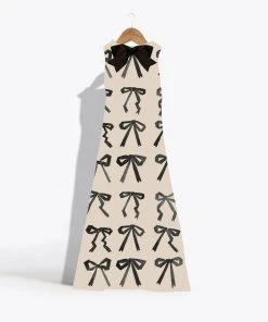 MME.Mink MME. BOW Garden Dress - NOIR Mme. Mink