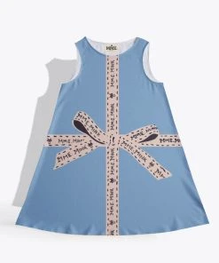 MME.Mink THE LEGACY DRESS - CORNFLOWER