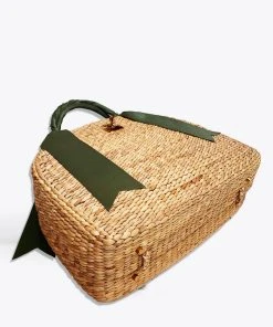 MME.Mink Mme. Mink THE PICNIQUE No.3 OVERNITER TOTE - CORNFLOWER