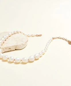 Mignonne Gavigan Maj Pearl Necklace Pink White WHAT'S HOT 11 Mignonne Gavigan Maj Pearl Necklace Pink White WHAT'S HOT