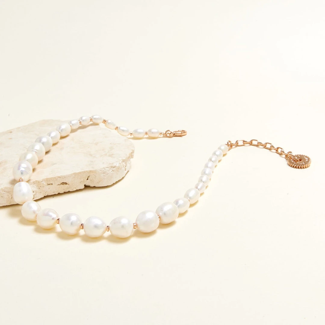 Mignonne Gavigan Maj Pearl Necklace Pink White WHAT'S HOT 7 Mignonne Gavigan Maj Pearl Necklace Pink White WHAT'S HOT