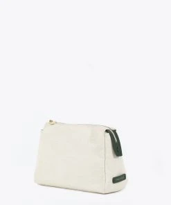 Neely & Chloe No. 31 The Medium Canvas Pouch Pebble