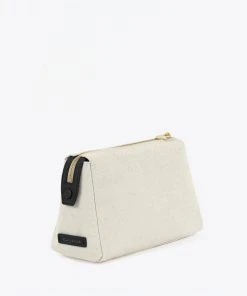 Neely & Chloe No. 31 The Medium Canvas Pouch Pebble