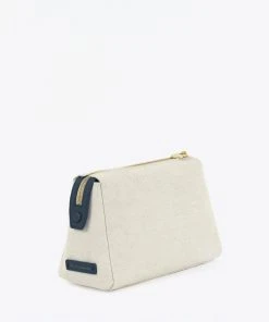 Neely & Chloe No. 31 The Medium Canvas Pouch Pebble