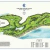 Vintage Golf Course Maps Mid Ocean