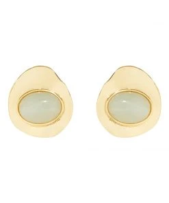Mignonne Gavigan Helen Stud Earrings Light Blue