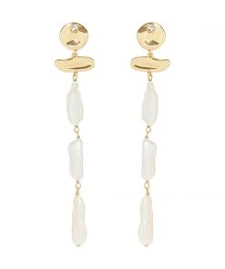 Mignonne Gavigan WHAT'S HOT Irina Pearl Earrings White Gold