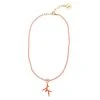 Mignonne Gavigan Lisette Coral Beaded Necklace Coral