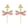 Mignonne Gavigan Lux Dragonfly Earrings Pink WHAT'S HOT