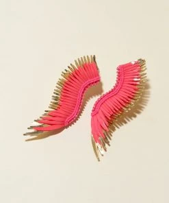 Mignonne Gavigan Madeline Earrings Hot Pink WHAT'S HOT