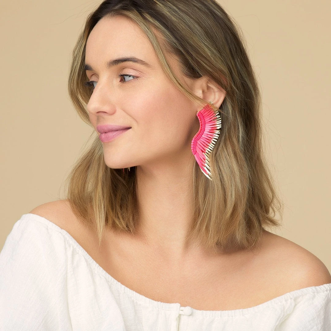 Mignonne Gavigan Madeline Earrings Hot Pink WHAT'S HOT 6 Mignonne Gavigan Madeline Earrings Hot Pink WHAT'S HOT