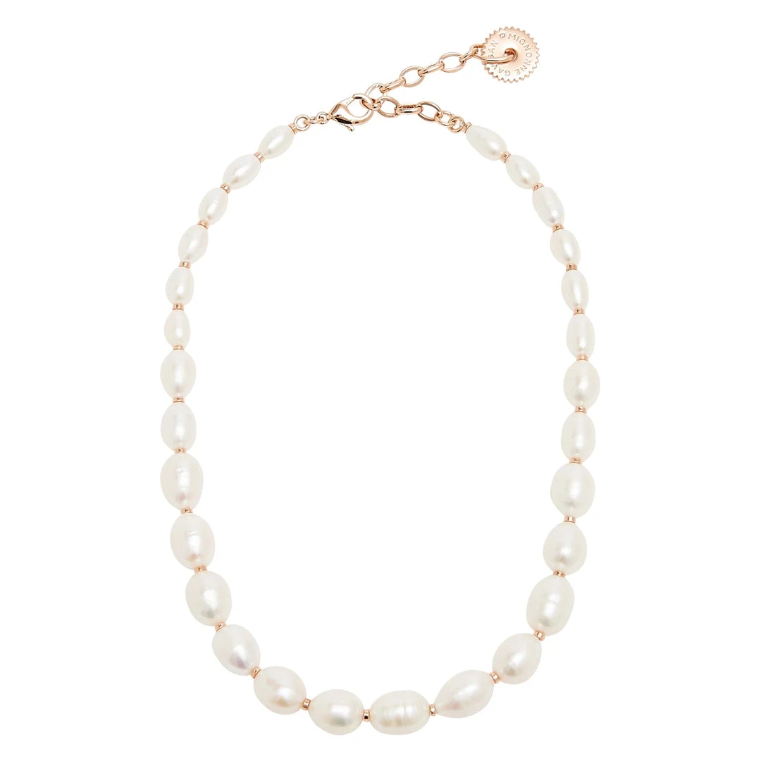 Mignonne Gavigan Maj Pearl Necklace Pink White WHAT'S HOT 3 Mignonne Gavigan Maj Pearl Necklace Pink White WHAT'S HOT