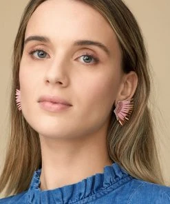 Mignonne Gavigan Mini Madeline Earrings Blush Rosegold WHAT'S HOT