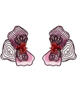 Mignonne Gavigan Orchid Stud Earrings Purple WHAT'S HOT