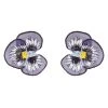 Mignonne Gavigan Pansy Stud Earrings Purple WHAT'S HOT 2 Mignonne Gavigan Pansy Stud Earrings Purple WHAT'S HOT