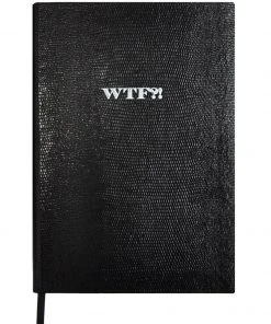 Sloane Stationery Stationery & Home Contrast WTF?! - NOTEBOOK - Black