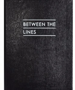 Sloane Stationery Contrast BETWEEN THE LINES - NOTEBOOK - Black