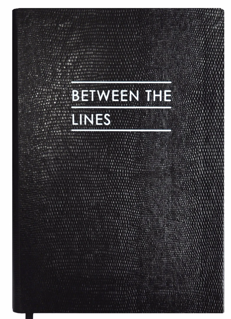 Sloane Stationery Contrast BETWEEN THE LINES - NOTEBOOK - Black 3 Sloane Stationery Contrast BETWEEN THE LINES - NOTEBOOK - Black