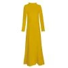 Casey Marks Lounge Dress In Mustard French Terry 1 Casey Marks Lounge Dress In Mustard French Terry