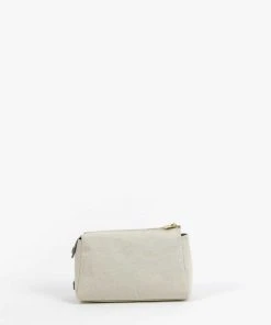 Neely & Chloe No. 30 The Small Canvas Pouch Pebble