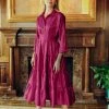 Daphne Wilde Giovanna In Raspberry Moire CLOTHING