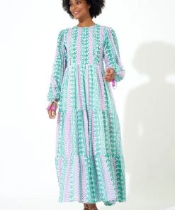 OLIPHANT Smocked Top Maxi