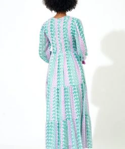 OLIPHANT Smocked Top Maxi