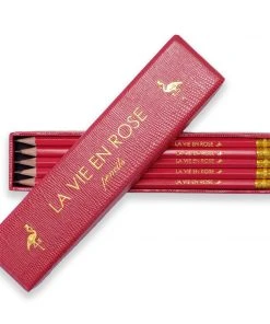Sloane Stationery Hostess Gifts La Vie En Rose Pencils - Box Of 10