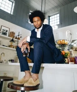 Del Toro Men's Sand Suede Napoli Slipper