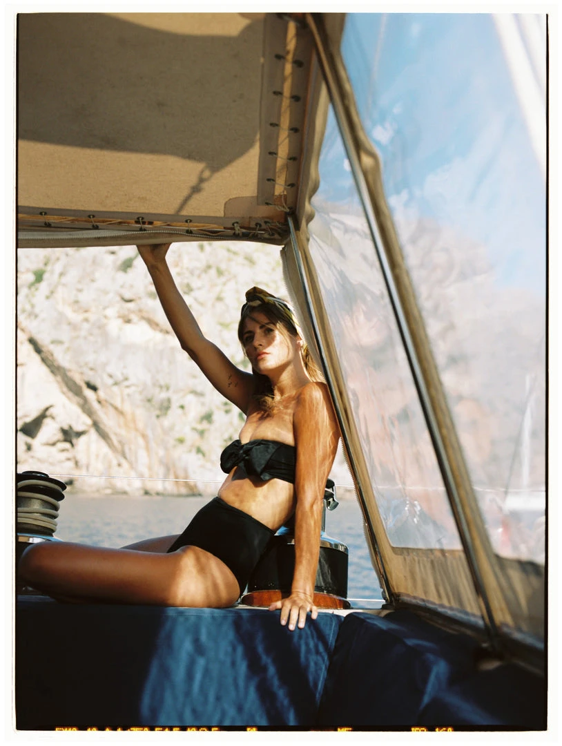 Follow Suit The Elizabeth Ruffled Bow Top Mme. Mink 6 Follow Suit The Elizabeth Ruffled Bow Top Mme. Mink