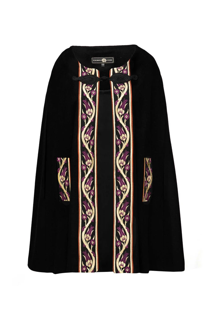 RosewaterHouse Ottoman Laleh Cape - Purple 3 RosewaterHouse Ottoman Laleh Cape - Purple