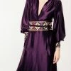 RosewaterHouse Isfahan Dress - Aubergine CLOTHING