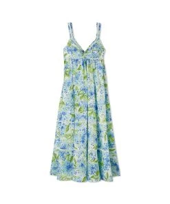 Molly Moorkamp Quincy Dress, Blue-Green Multi CLOTHING