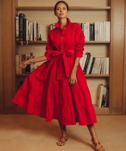 Daphne Wilde Giovanna In Red Cotton