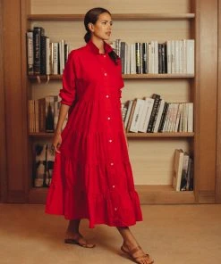 Daphne Wilde Giovanna In Red Cotton