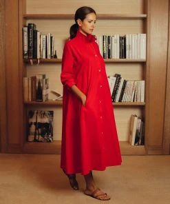 Daphne Wilde Stella In Red Cotton WHAT'S HOT 12 Daphne Wilde Stella In Red Cotton WHAT'S HOT